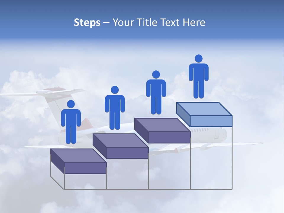 Plane Land Transportation PowerPoint Template