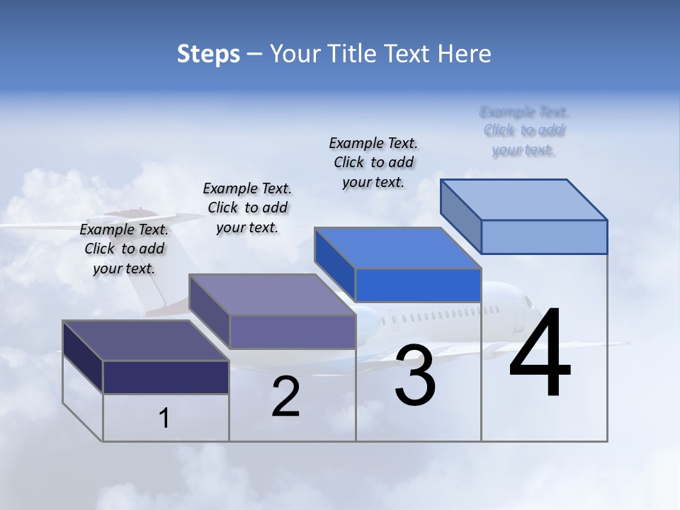Plane Land Transportation PowerPoint Template