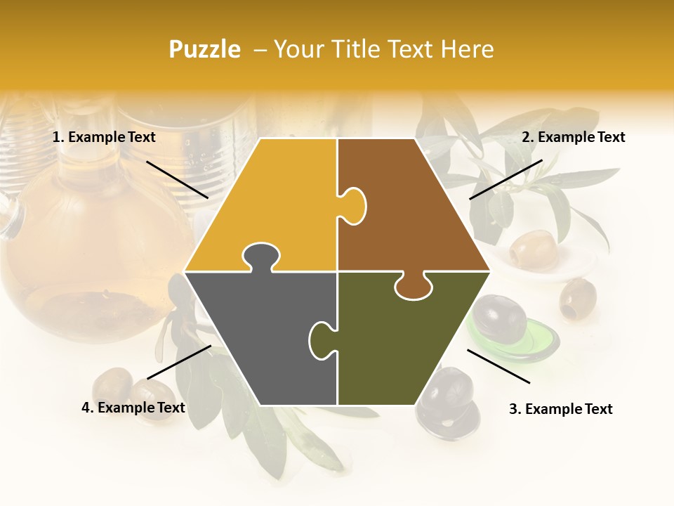 Fruit Glass Olive PowerPoint Template