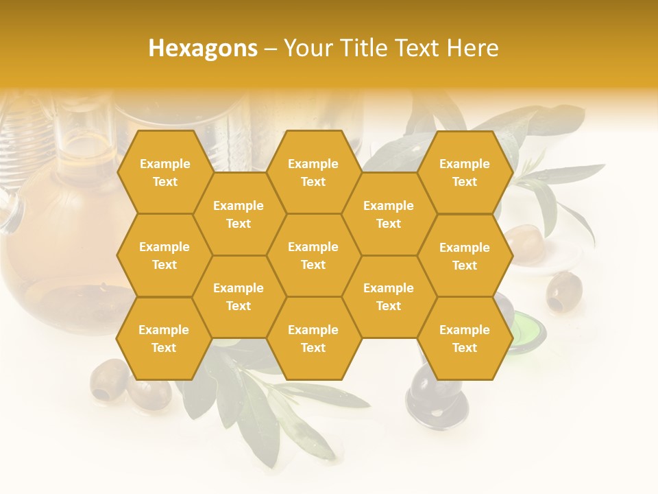 Fruit Glass Olive PowerPoint Template