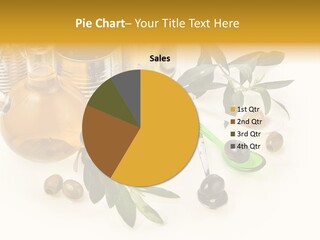 Fruit Glass Olive PowerPoint Template