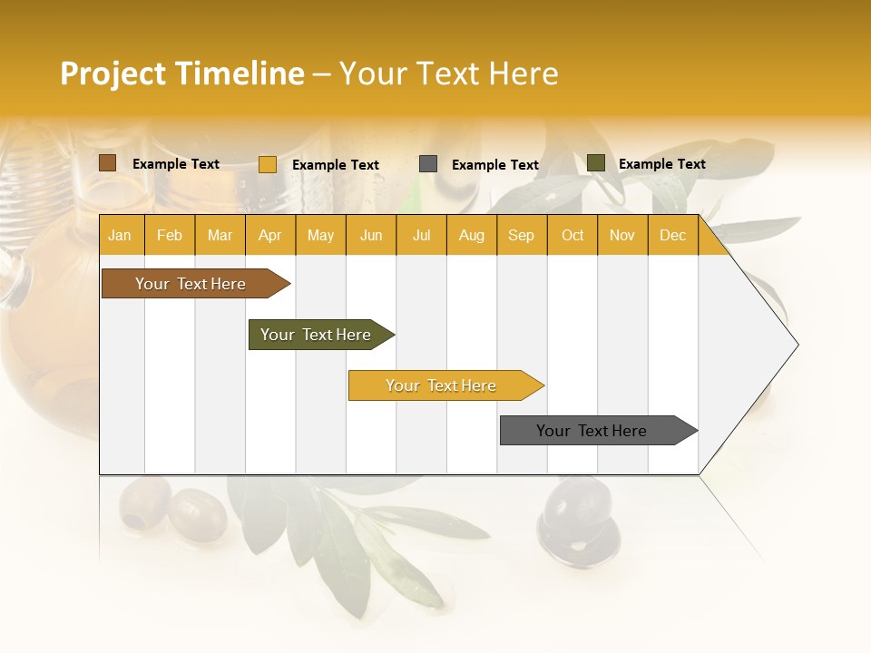 Fruit Glass Olive PowerPoint Template