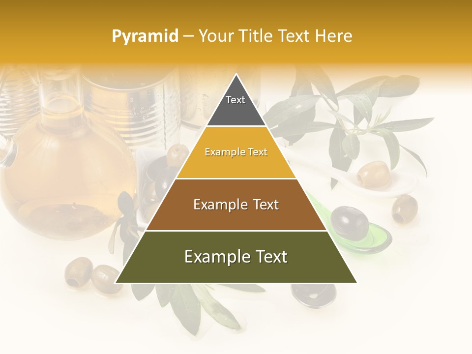Fruit Glass Olive PowerPoint Template