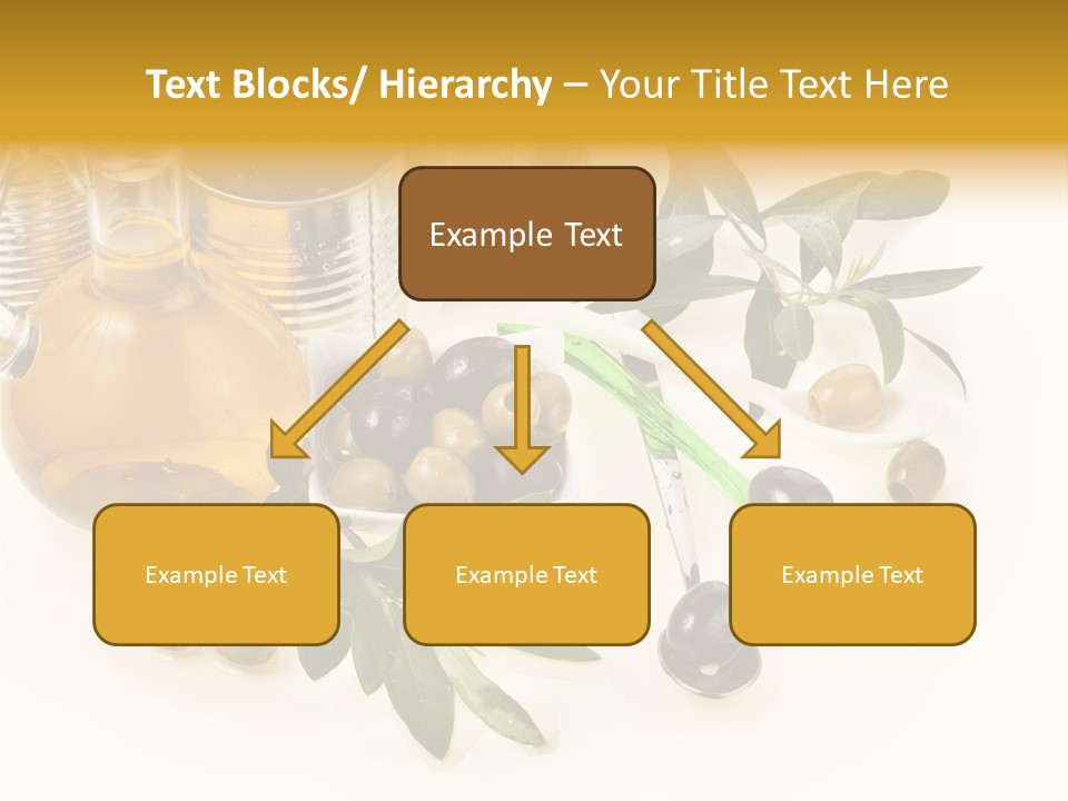Fruit Glass Olive PowerPoint Template