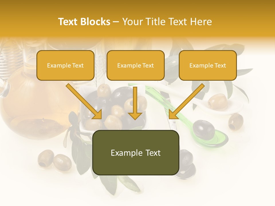 Fruit Glass Olive PowerPoint Template