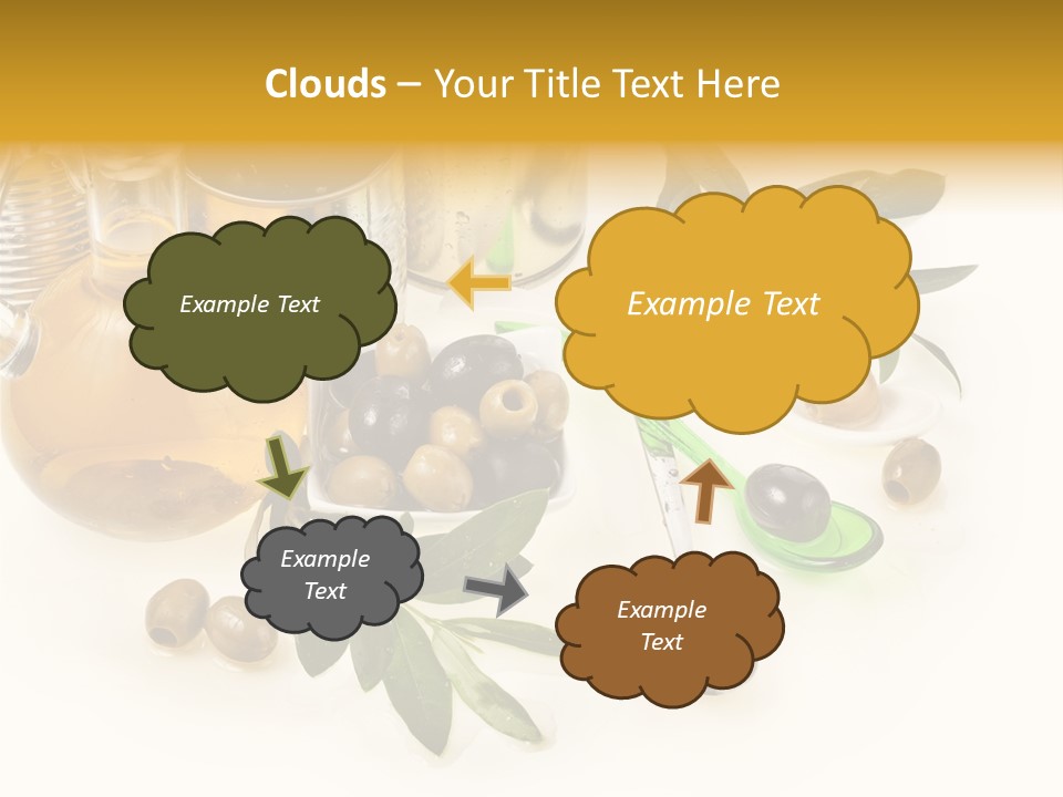 Fruit Glass Olive PowerPoint Template