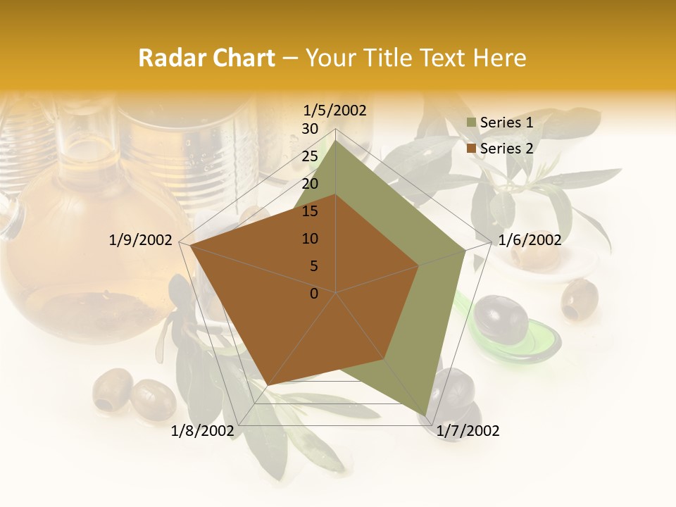 Fruit Glass Olive PowerPoint Template