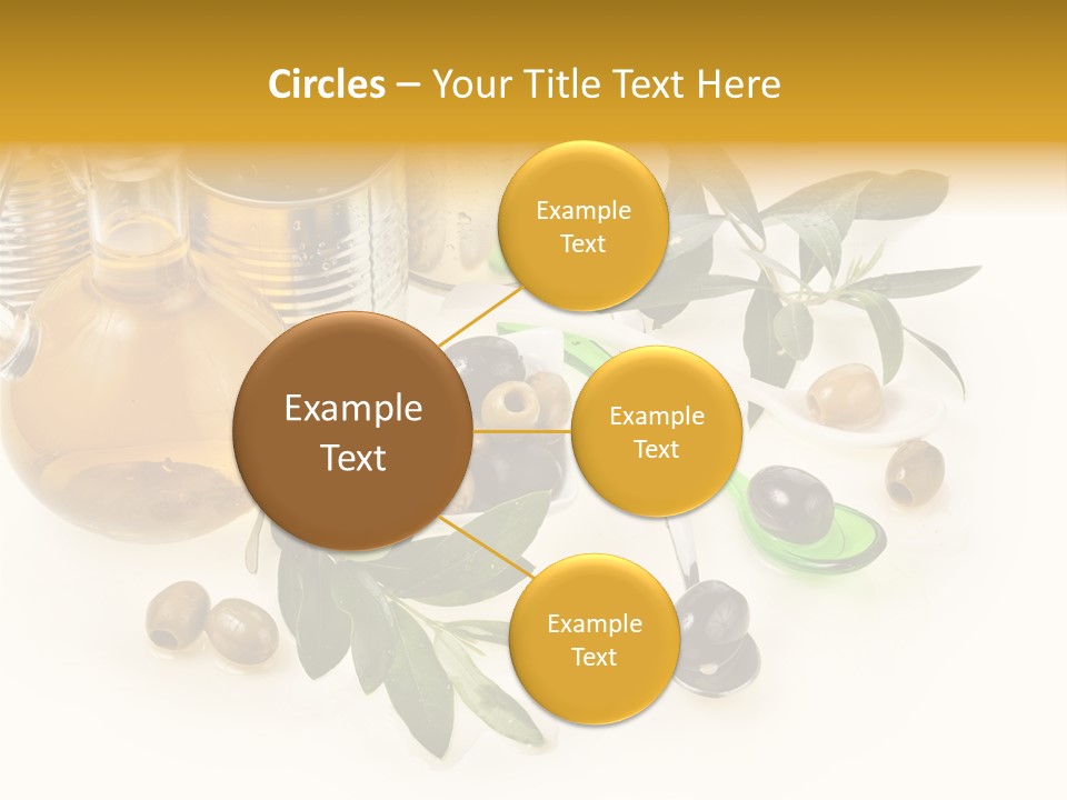 Fruit Glass Olive PowerPoint Template