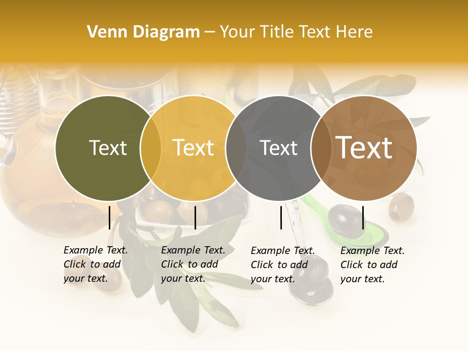 Fruit Glass Olive PowerPoint Template