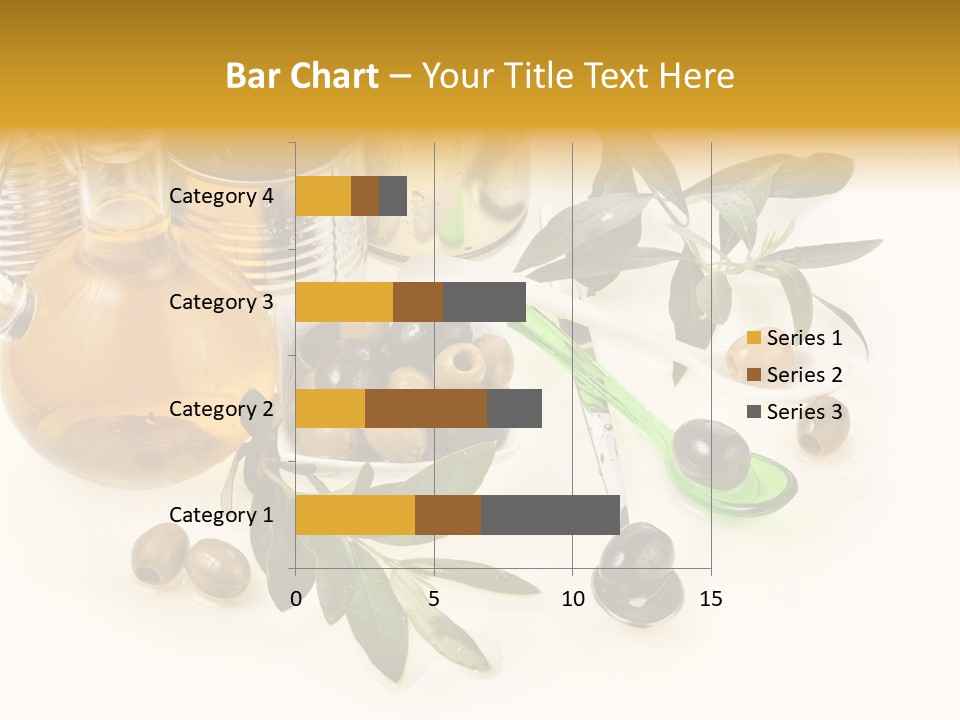 Fruit Glass Olive PowerPoint Template