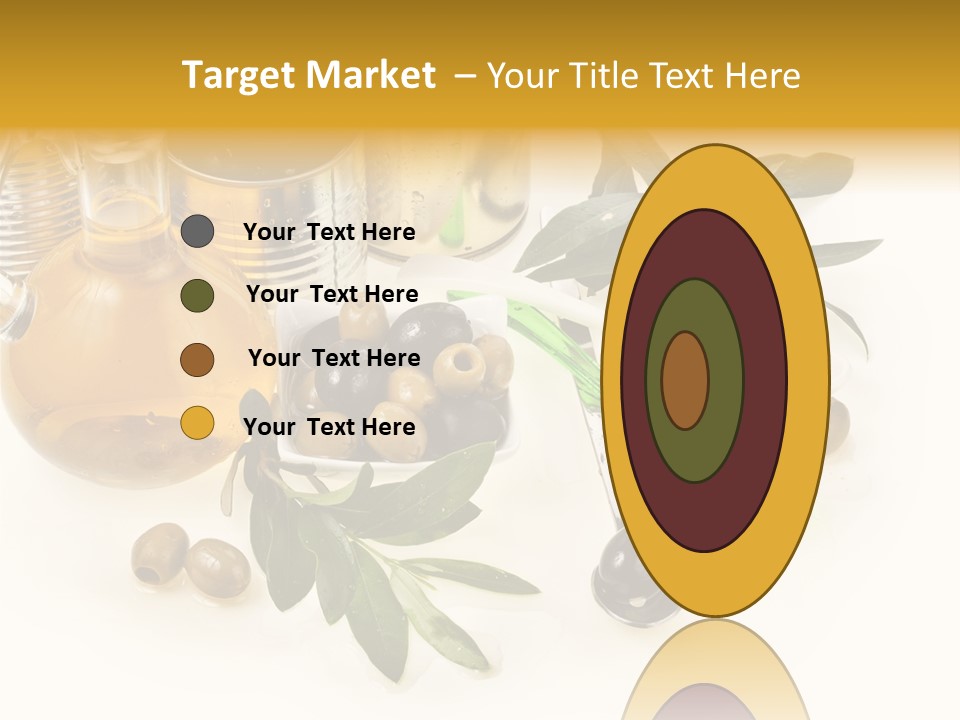 Fruit Glass Olive PowerPoint Template
