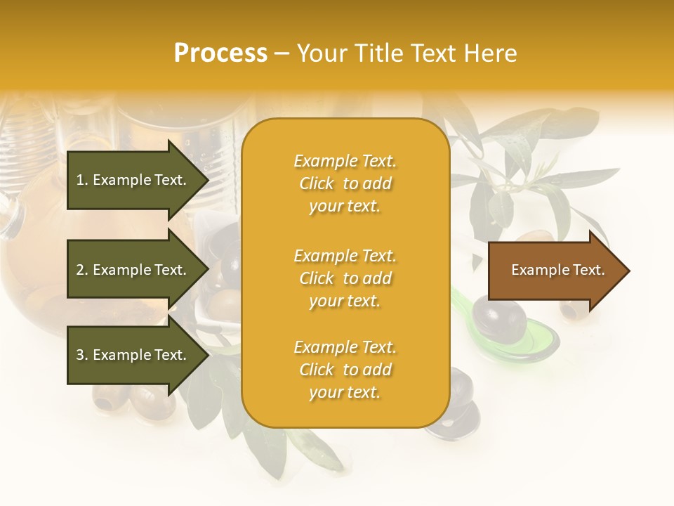 Fruit Glass Olive PowerPoint Template