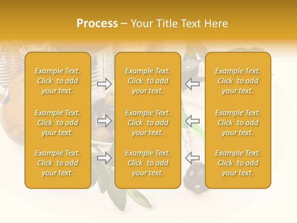 Fruit Glass Olive PowerPoint Template