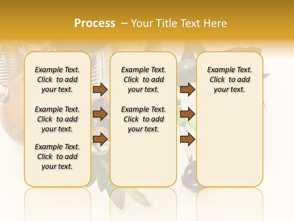 Fruit Glass Olive PowerPoint Template