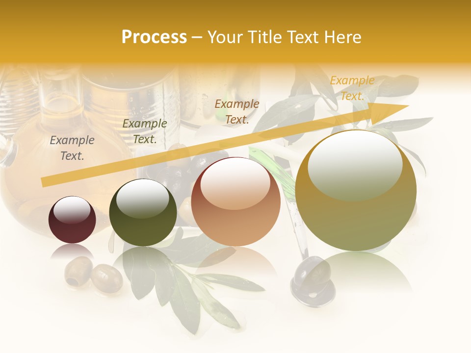 Fruit Glass Olive PowerPoint Template