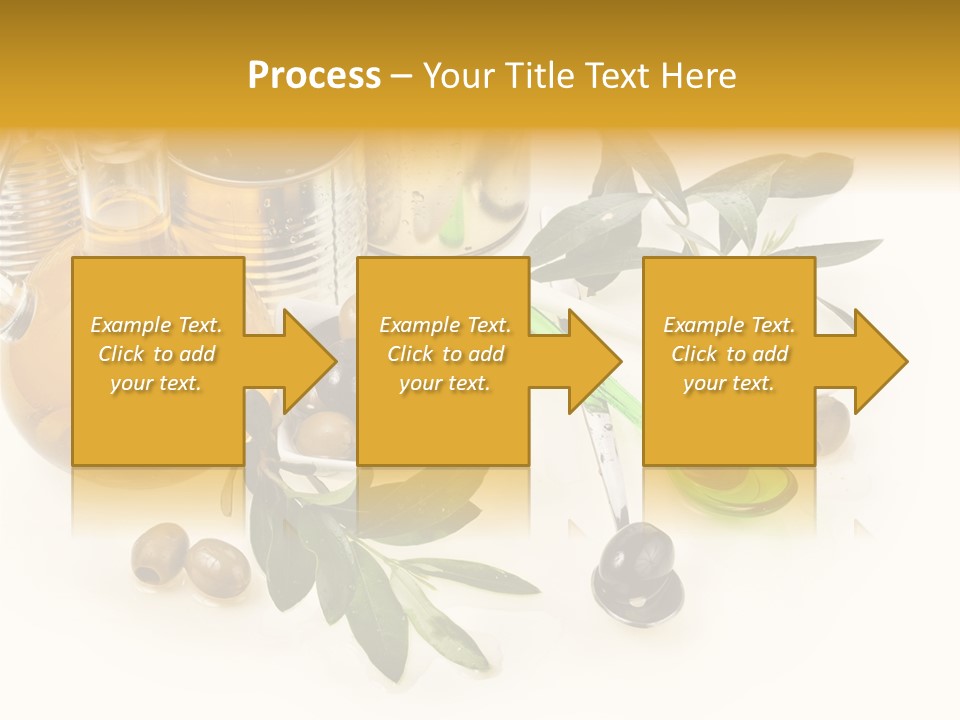 Fruit Glass Olive PowerPoint Template