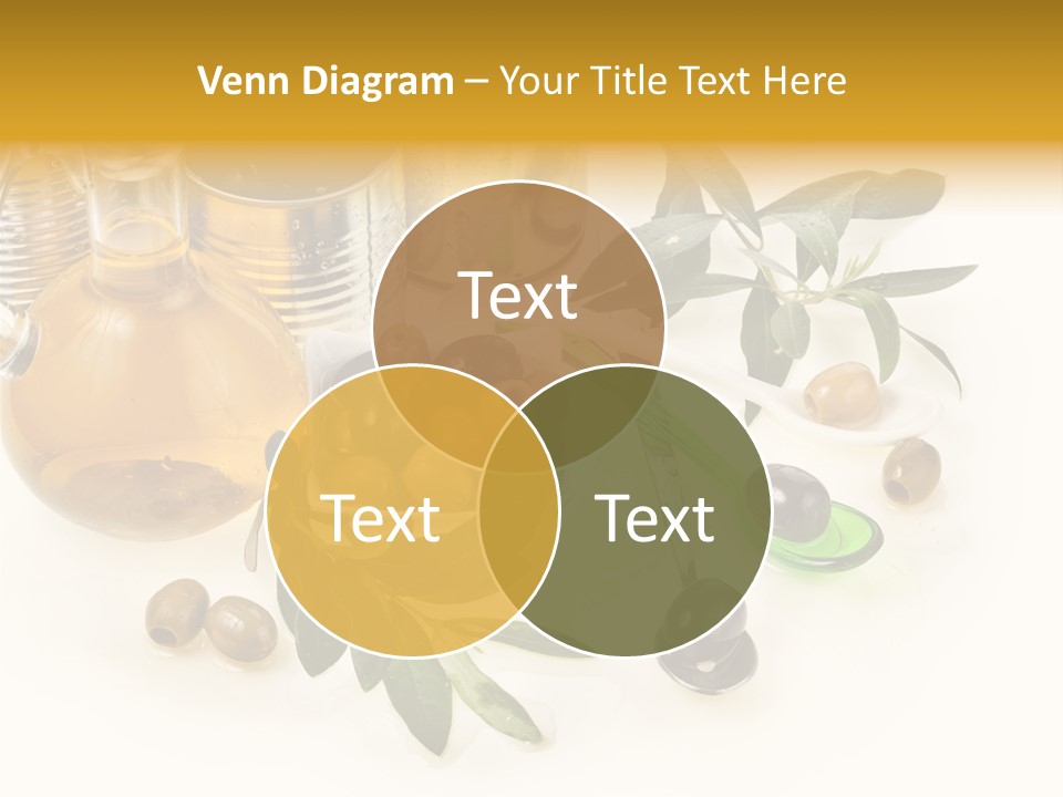 Fruit Glass Olive PowerPoint Template