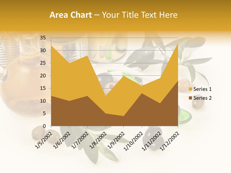 Fruit Glass Olive PowerPoint Template