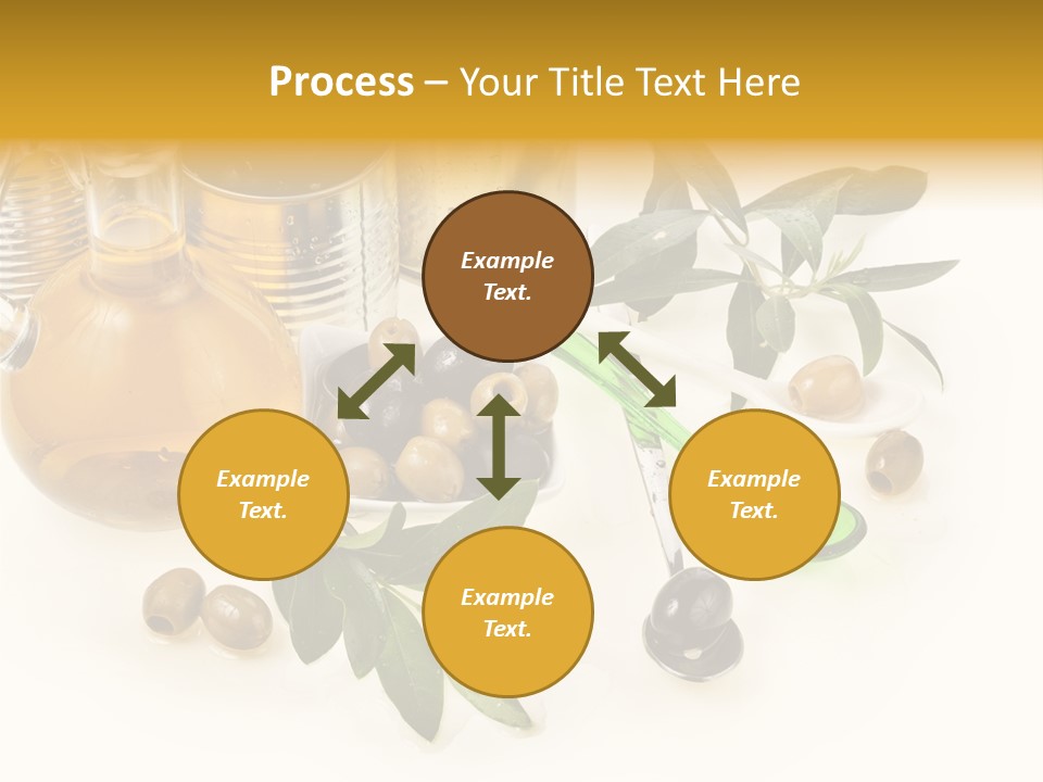 Fruit Glass Olive PowerPoint Template