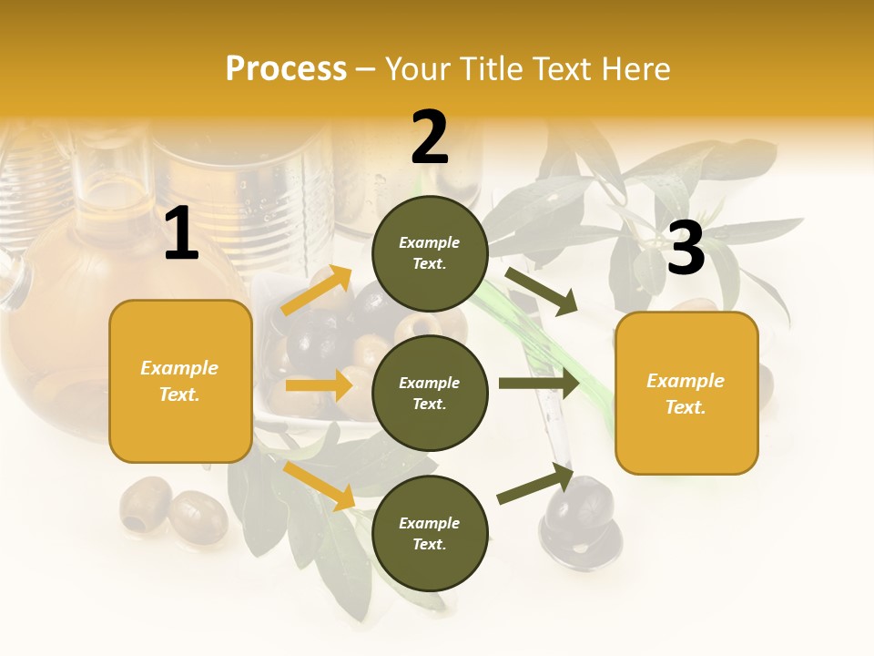 Fruit Glass Olive PowerPoint Template