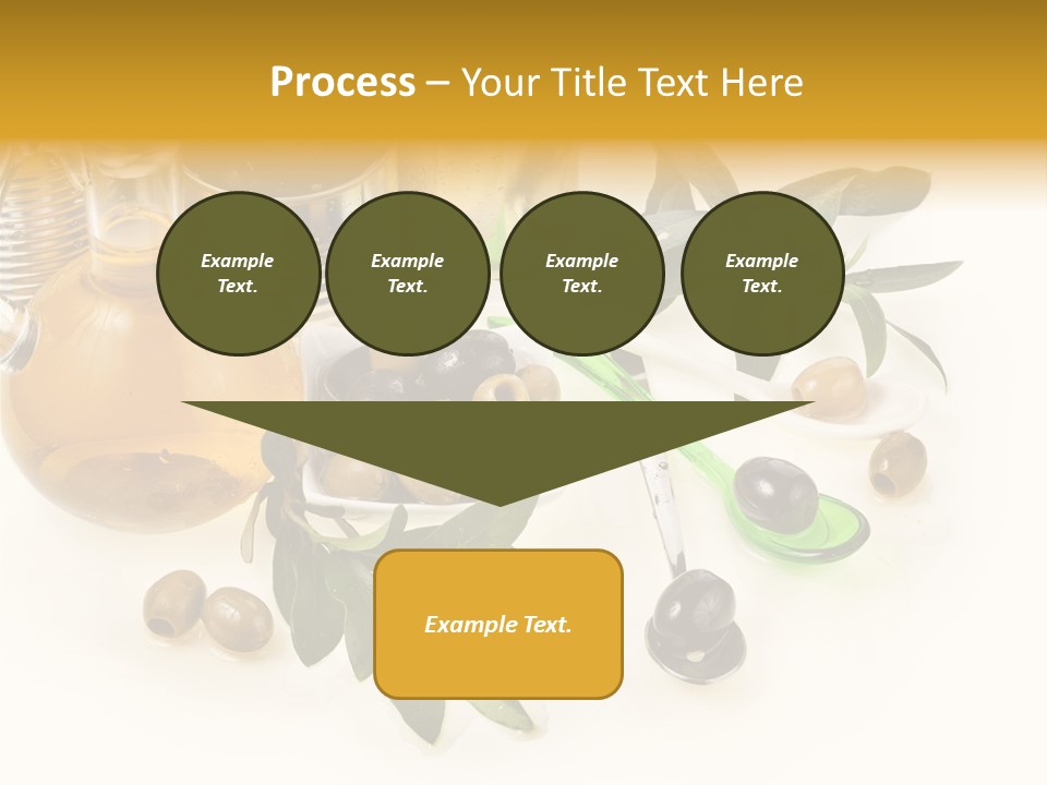 Fruit Glass Olive PowerPoint Template