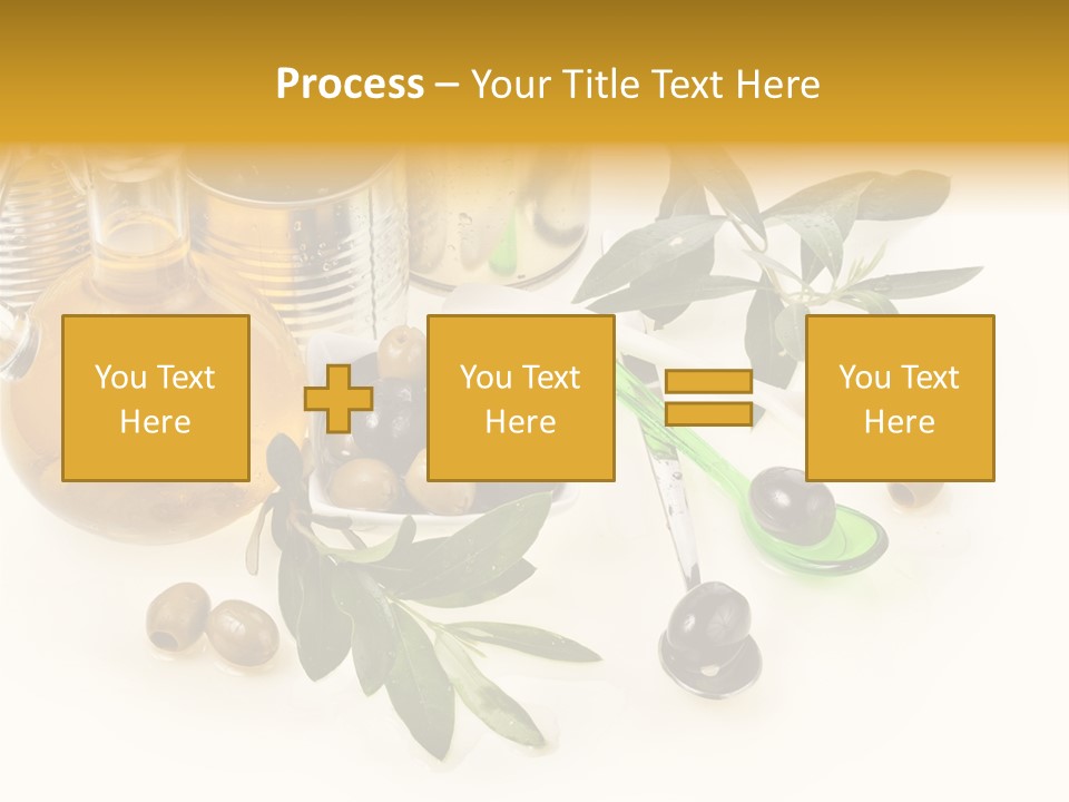 Fruit Glass Olive PowerPoint Template