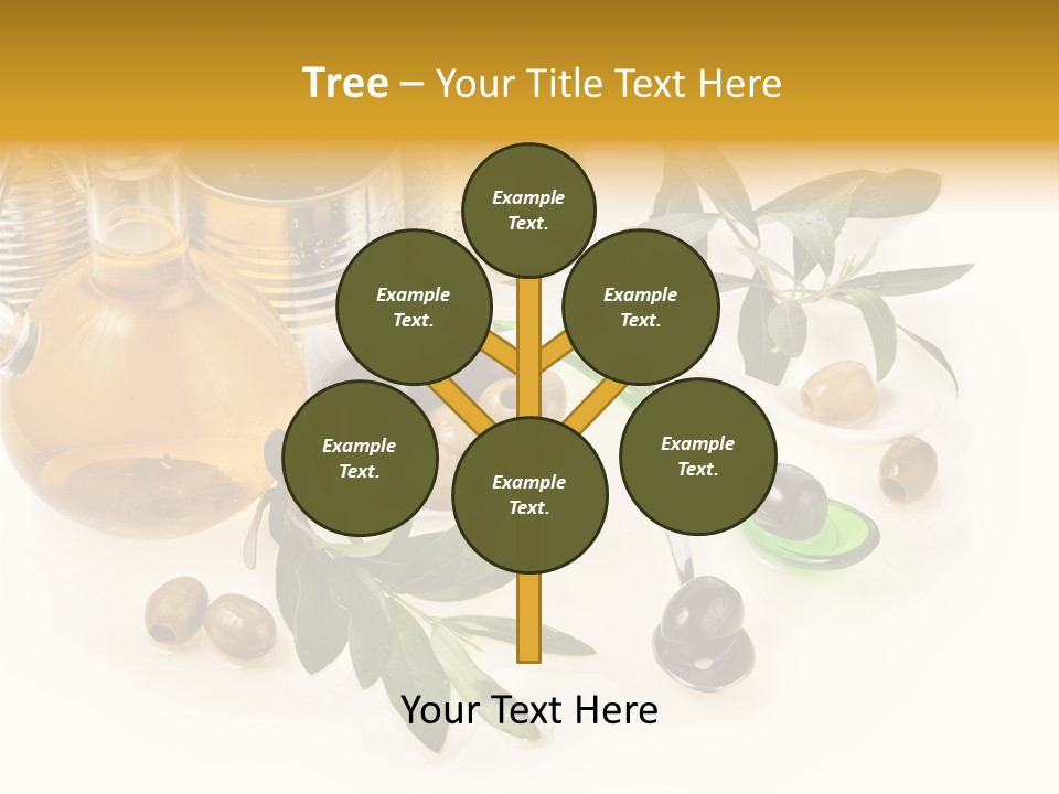 Fruit Glass Olive PowerPoint Template