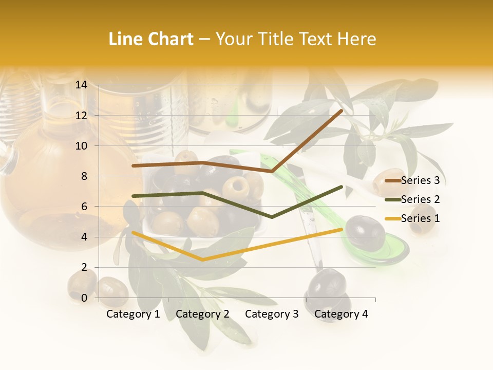 Fruit Glass Olive PowerPoint Template