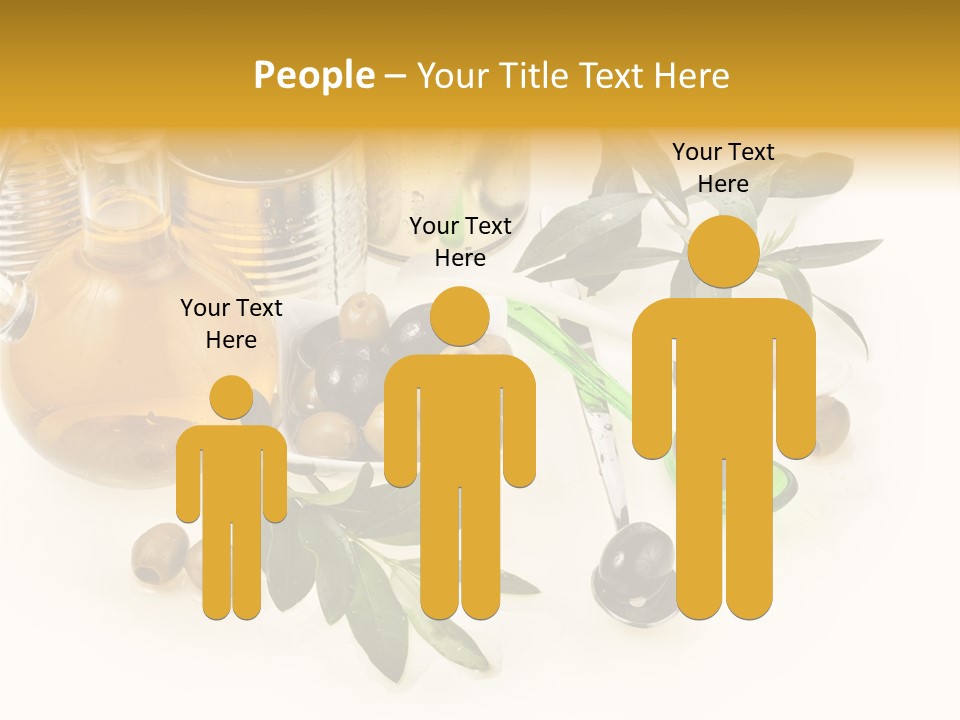 Fruit Glass Olive PowerPoint Template