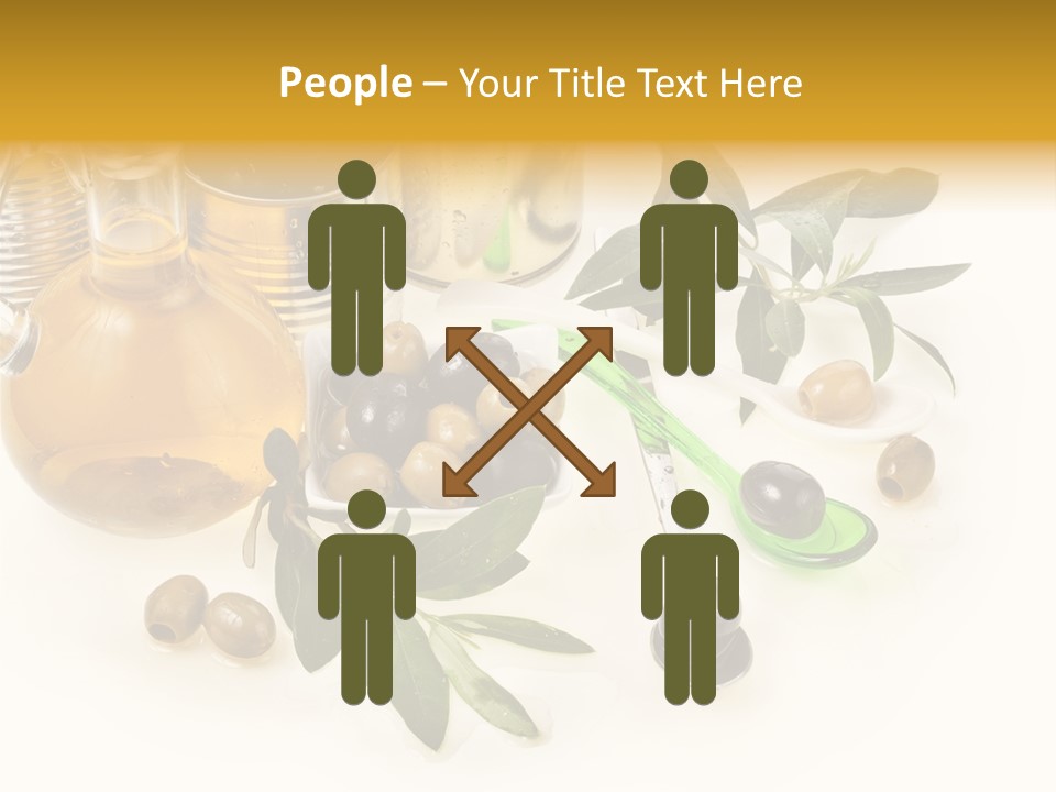 Fruit Glass Olive PowerPoint Template