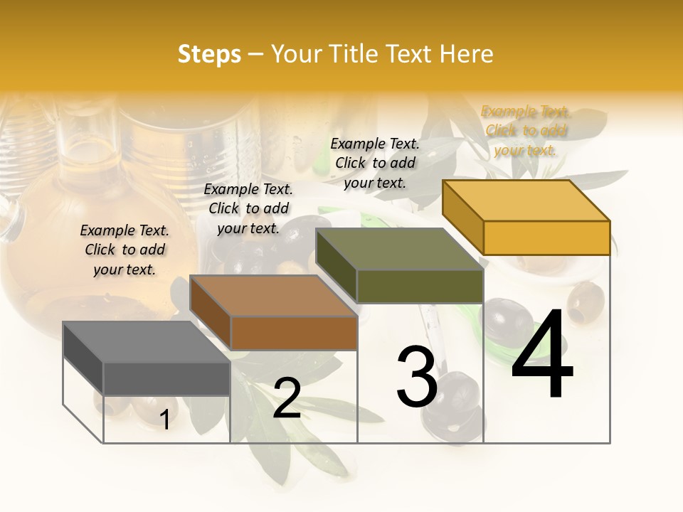 Fruit Glass Olive PowerPoint Template