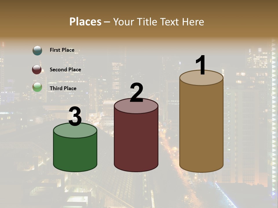 Courts Columbia Law PowerPoint Template