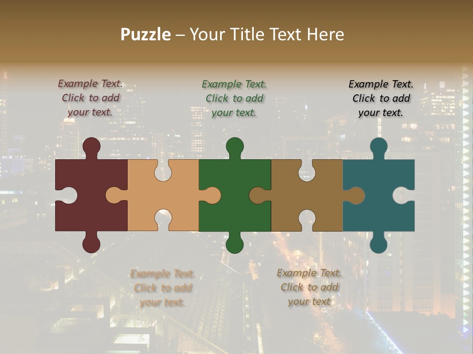 Courts Columbia Law PowerPoint Template