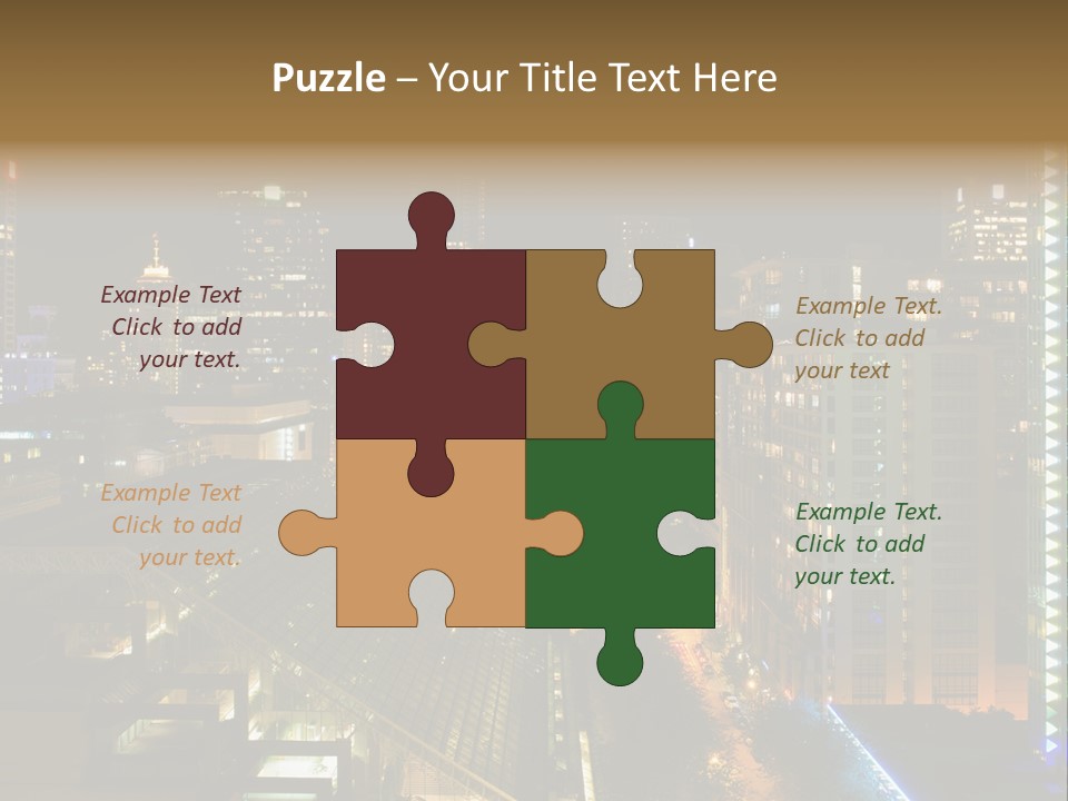 Courts Columbia Law PowerPoint Template