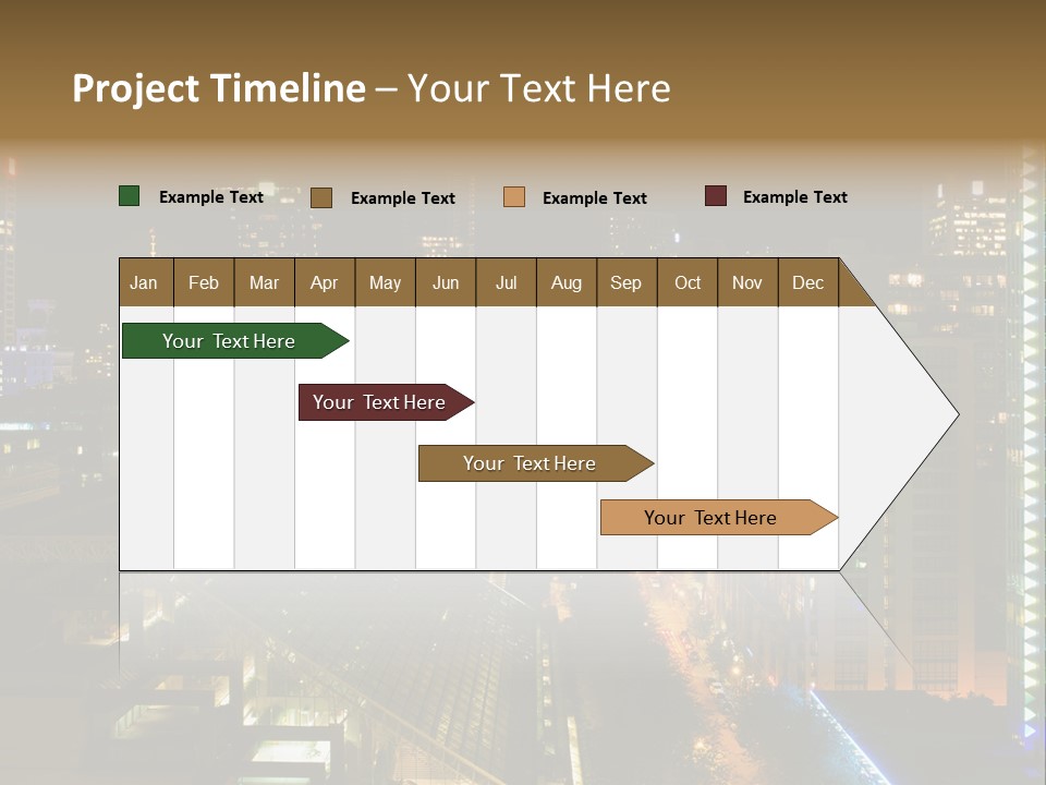 Courts Columbia Law PowerPoint Template