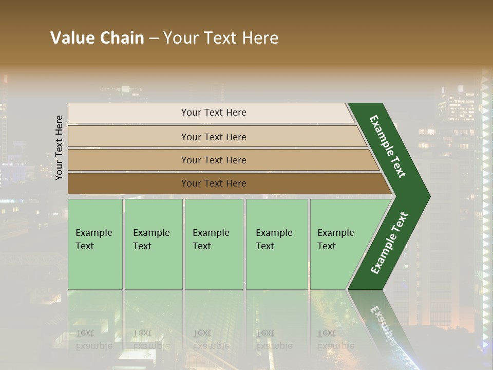 Courts Columbia Law PowerPoint Template
