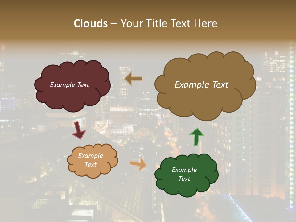 Courts Columbia Law PowerPoint Template
