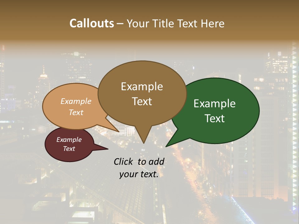 Courts Columbia Law PowerPoint Template