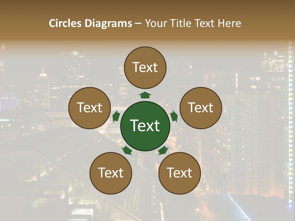 Courts Columbia Law PowerPoint Template