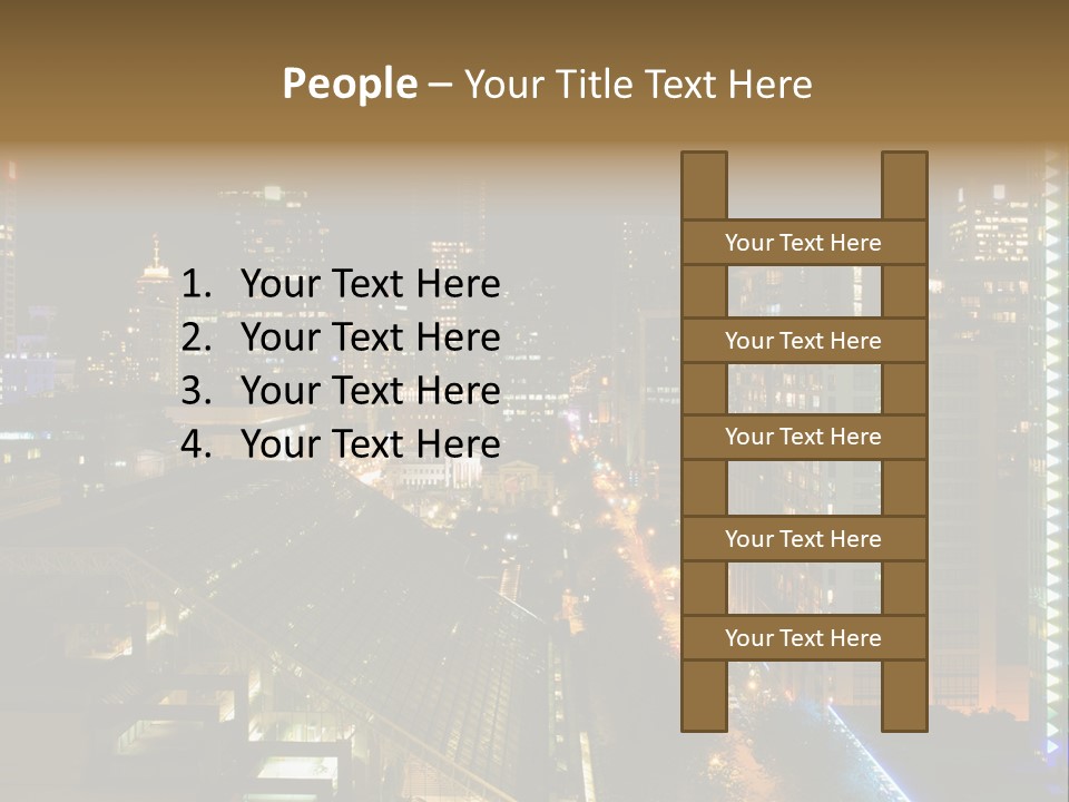 Courts Columbia Law PowerPoint Template