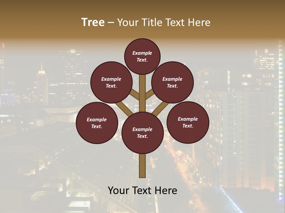 Courts Columbia Law PowerPoint Template