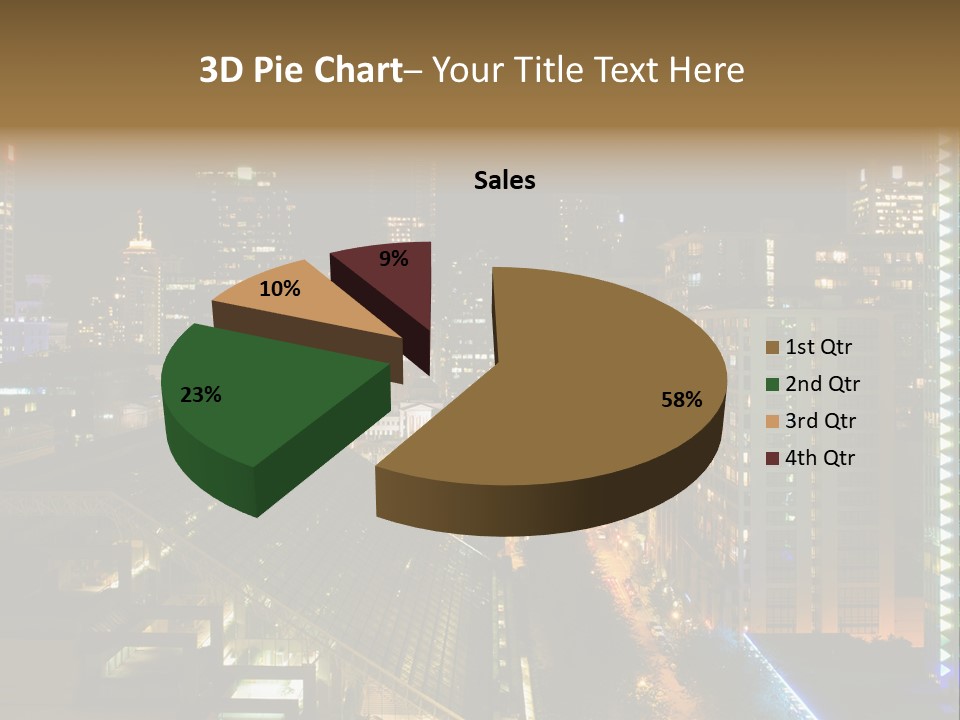 Courts Columbia Law PowerPoint Template