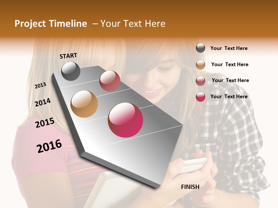Networks Young Lifestyle PowerPoint Template