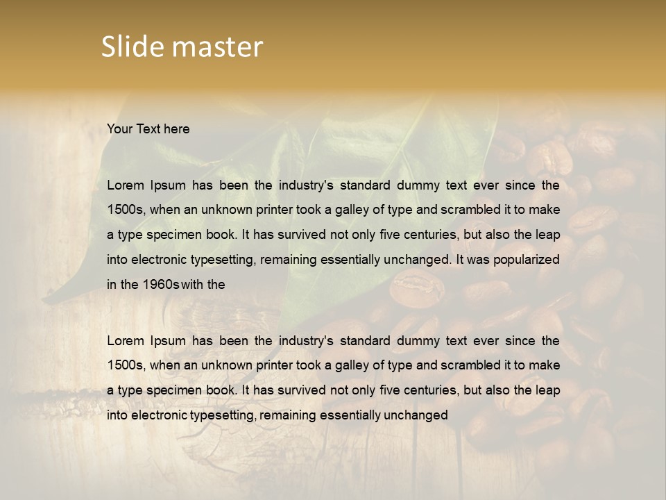 Brewed Traditional Old PowerPoint Template