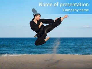 Beach Physical Songahm PowerPoint Template