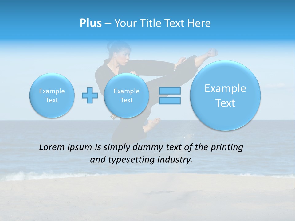 Beach Physical Songahm PowerPoint Template