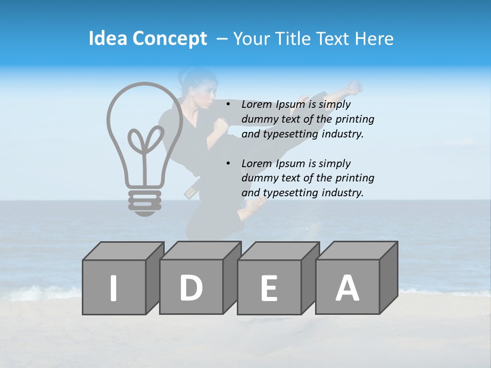 Beach Physical Songahm PowerPoint Template