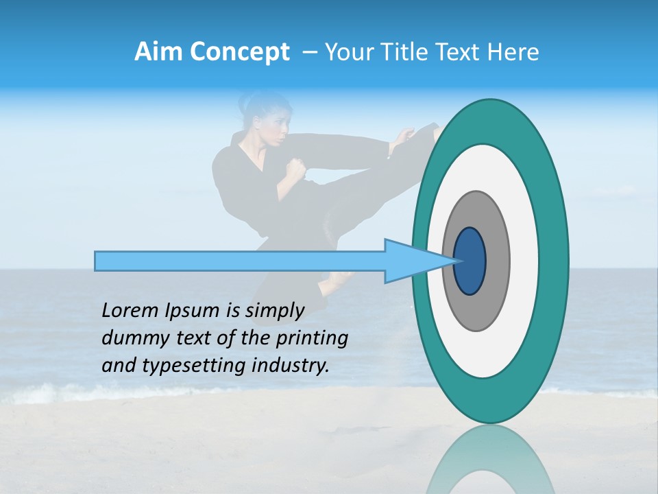 Beach Physical Songahm PowerPoint Template