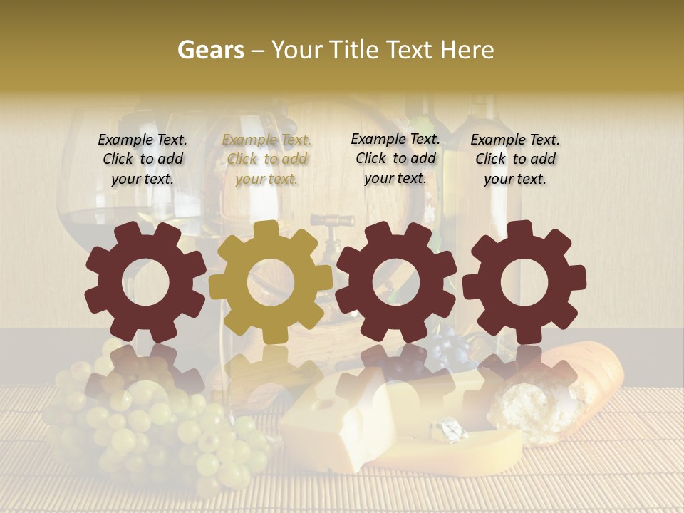 Beverage Luxury Yellow PowerPoint Template