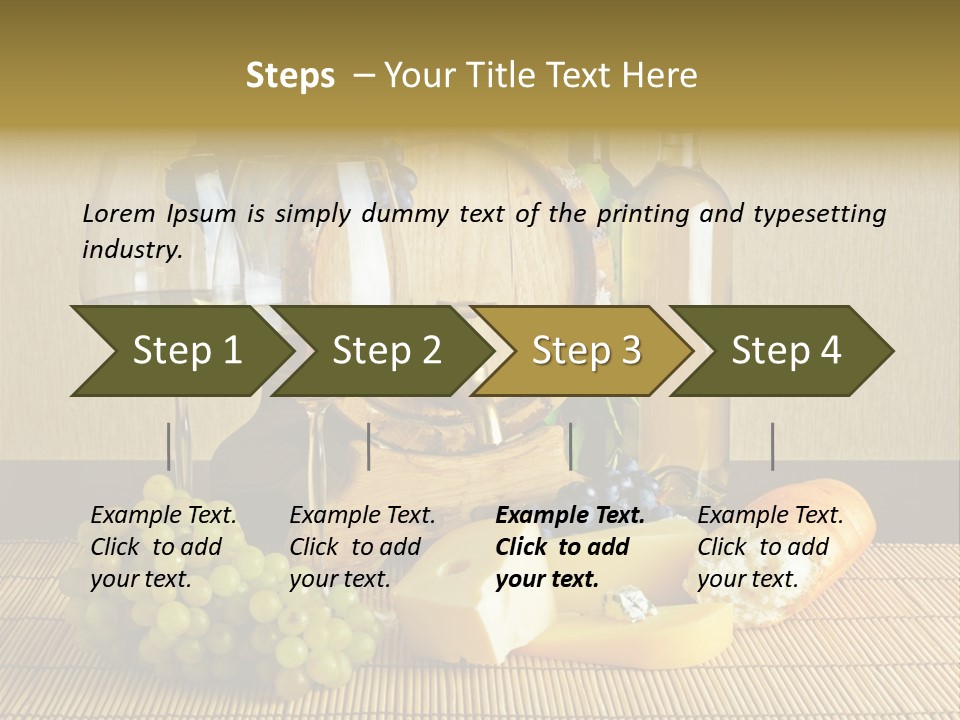 Beverage Luxury Yellow PowerPoint Template